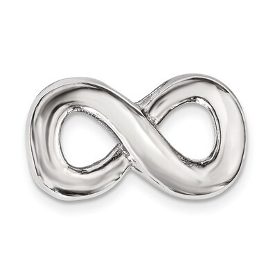 Infinity Slide Charm Sterling Silver Rhodium-plated QC9017, MPN: QC9017, 886774649191