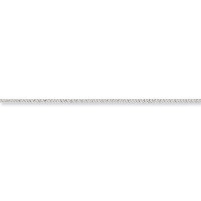 20 Inch 1.25mm Round Snake Chain Sterling Silver QFS16-20, MPN: QFS16-20, 886774409412