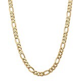 Leslie&#39;s 8.75mm Flat Figaro Chain 20 Inch 14k Gold HB-1298-20, MPN: 1298-20, 191101147678