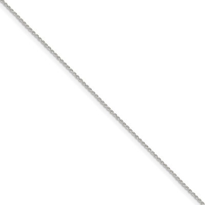 9 Inch 1.1mm Diamond-cut Rope Chain Sterling Silver QDC015-9, MPN: QDC015-9, 886774095301