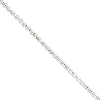 20 Inch 4.25mm Rolo Chain Sterling Silver QFC106-20, MPN: QFC106-20, 883957941936