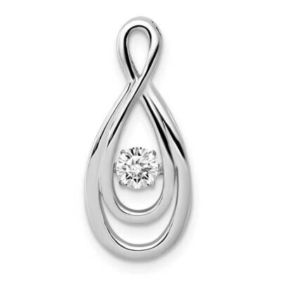 1/4Ct. Vibrant Diamond Infinity Slide Pendant 14k White Gold PM4718-025-WA, MPN: PM4718-025-WA, 883…