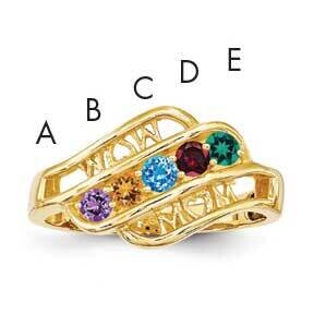 Family Jewelry Ring Mounting 14k Gold XMR66/5-7, MPN: XMR66_5--6, 191101539718