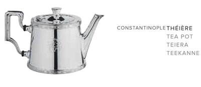 Ercuis Constantinople Tea Pot 3.875 Inch Silver Plated F504055-04, MPN: F504055-04, 3660656025528