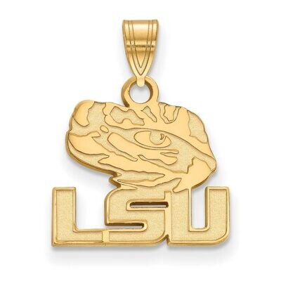 Louisiana State University Small Pendant 14k Yellow Gold 4Y074LSU, MPN: 4Y074LSU, 886774888132