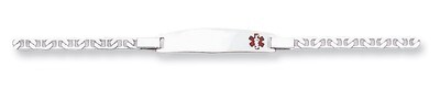 7 Inch Medical ID Anchor Link Bracelet Sterling Silver XSM18-7, MPN: XSM18-7, 883957273259