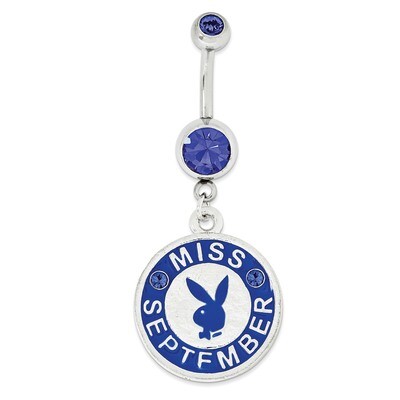Playboy Miss September Belly Ring PBB164