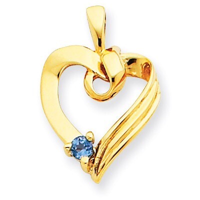 1 Birthstone Family Pendant 14k Yellow Gold XMP52/1, MPN: XMP52/1, 883957474120