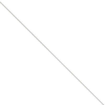 1mm Spiga Pendant Chain 24 Inch 14k White Gold PEN159-24, MPN: PEN159-24, 886774993263