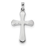 Polished Rounded Cross Pendant 14k white Gold XR1555, MPN: XR1555, 883957950259