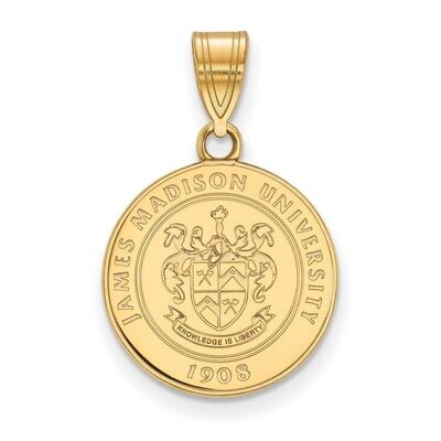 James Madison University Medium Crest Pendant Gold-plated Silver GP014JMU, MPN: GP014JMU, 886774917…