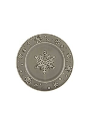 Bordallo Pinheiro Pinheiro Snowflakes Fruit Plate 22 Anthracite 65023451, MPN: 65023451, 5600413609…