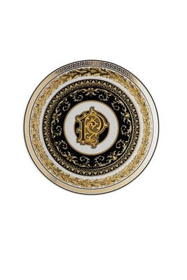 Versace Virtus Alphabet P Bread &amp; Butter Plate 6 2/3 Inch, MPN: 19335-403746-10217, 790955173781