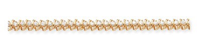 2.9mm Diamond Tennis Bracelet Mounting 14k Gold X2005, MPN: X2005,