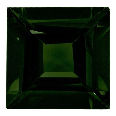 Green Tourmaline 3Mm Square Step Cut Aa Quality Gemstone GT-0300-SQS-AA, MPN: GT-0300-SQS-AA,