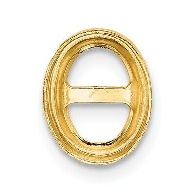Oval Bezel 7 x 5mm Setting 14k Yellow Gold YG231, MPN: YG231,