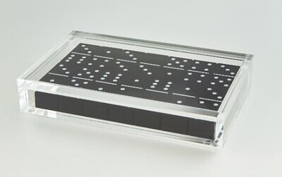 Tizo Lucite Domino Set Black HA115BKDM, MPN: HA115BKDM,