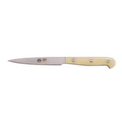 Berti Straight Paring Knife White Lucite Handle 3215