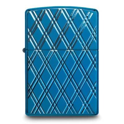 Zippo Armor High Polished Blue Diamond Pattern Lighter GM25920, MPN: GM25920, 191693109597
