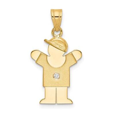 AAA Diamond Kid Pendant 14k Gold XK459AAA, MPN: XK459AAA, 883957117164