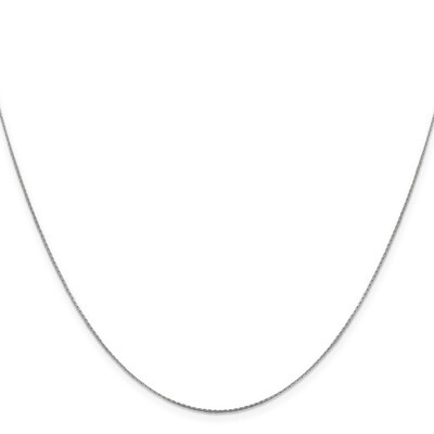 Leslie&#39;s .6 mm Boston Link Chain 18 Inch 14K White Gold HB-7192-18, MPN: 7192-18, 886774548487