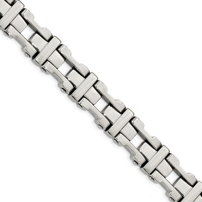 8.5 Inch. Bracelet Stainless Steel Polished SRB1823-8.5 by Chisel, MPN: SRB1823-8.5, 191101603556