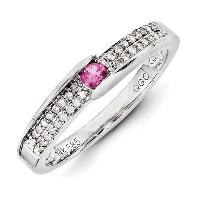 1 Birthstone Family Jewelry Diamond Semi-Set Ring 14k White Gold XMRW49/1, MPN: XMRW49/1, 883957420…