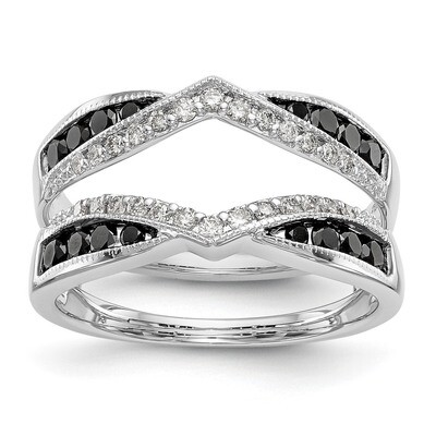 Black &amp; White Diamond Guard 14k White Gold RM3127B-BK-075-WAA, MPN: RM3127B-BK-075-WAA, RM3127B-BK-…