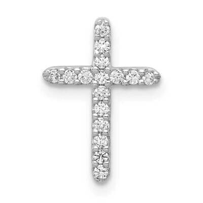 Cross Pendant 14k White Gold Diamond PM4963-013-WA, MPN: PM4963-013-WA, 883957871165