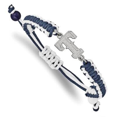MLB Texas Rangers Adjustable Cord Bracelet Stainless Steel ST514RAN, MPN: ST514RAN, 634401015730