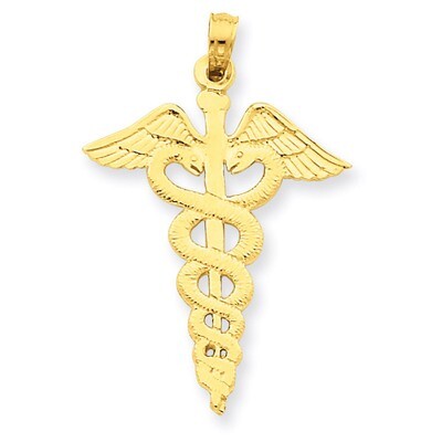Caduceus Pendant 14k Gold C2261, MPN: C2261, 637218014644