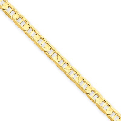 3.75mm Concave Anchor Chain 24 Inch 14k Gold CCA100-24, MPN: CCA100-24, 886774417806