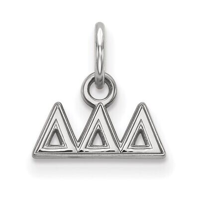 Delta Delta Delta Extra Small Pendant Sterling Silver SS001DDD, MPN: SS001DDD, 886774598291