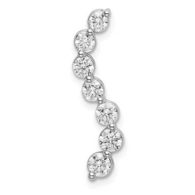 Diamond Si1/Si2 G H I 7 Stone Pendant 14k White Gold Lab Grown PM6638-075-WLG, MPN: PM6638-075-WLG,…