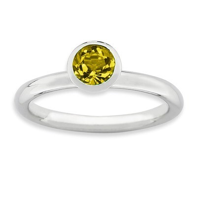 High 5mm November Swarovski Ring - Sterling Silver QSK971, MPN: QSK971, 886774232065