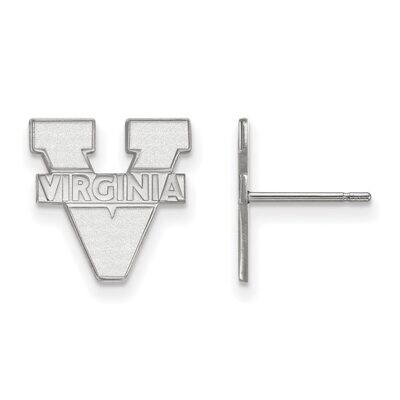 University of Virginia Small Post Earring 10k White Gold 1W009UVA, MPN: 1W009UVA, 886774778136