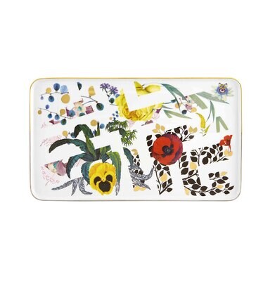 Vista Alegre Christian Lacroix Primavera Small Rectangular Platter 21132618, MPN: 21132618, Vista A…