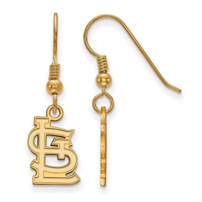 Saint Louis Cardinals Small Dangle Earring Wire Gold-plated Silver GP049CRD, MPN: GP049CRD, 8867749…