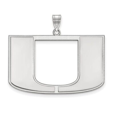 University of Miami x-Large Pendant 10k White Gold 1W005UMF, MPN: 1W005UMF, 886774774046
