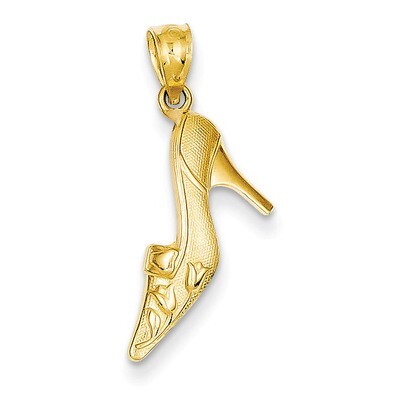 Tulip High Heel Shoe Pendant 14k Gold C3214, MPN: C3214, 886774073484