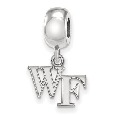 Wake Forest University Bead Charm Extra Small Dangle Sterling Silver SS029WFU, MPN: SS029WFU, 88677…