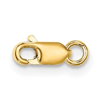 Standard Weight Lobster with Jump Ring Clasp 14k Yellow Gold YG1615, MPN: YG1615,