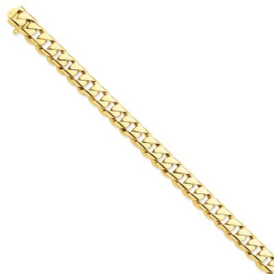 10mm Hand-polished Rounded Curb Chain 8 Inch 14k Gold LK126-8, MPN: LK126-8, 886774403779