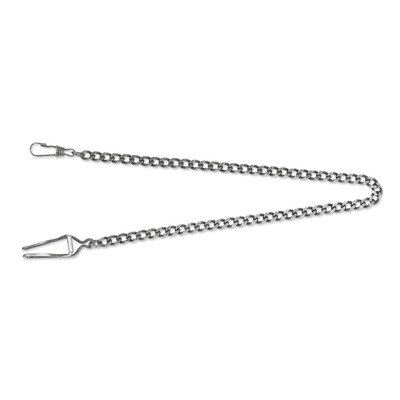 Charles Hubert Antique Chrome Brass 14.5In Pocket Watch Chain XWA3327, MPN: XWA3327, 811233019659