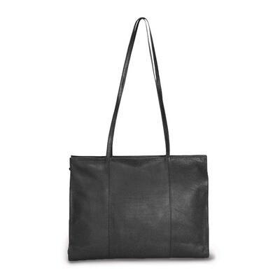 Black Zip Top Tote Bag GM12733, MPN: GM12733, 892925103054