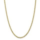 Leslie&#39;s 3.75mm Concave Anchor Chain 8 Inch 10k Gold HB-8221-8, MPN: 8221-8, 191101756023