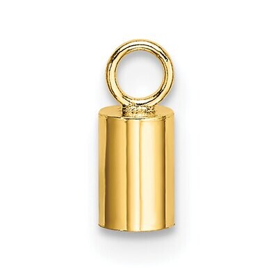 Tube Chain Tab 14k Yellow Gold YG2084, MPN: YG2084,