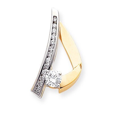 Holds 11-1.9, 2-1.7mm Stone, Slide Mounting 14k Two-Tone Gold XS725, MPN: XS725, 883957272115