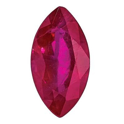 Ruby 4x2mm Marquise A Quality RU-0402-MQF-A, MPN: RU-MQF-A,