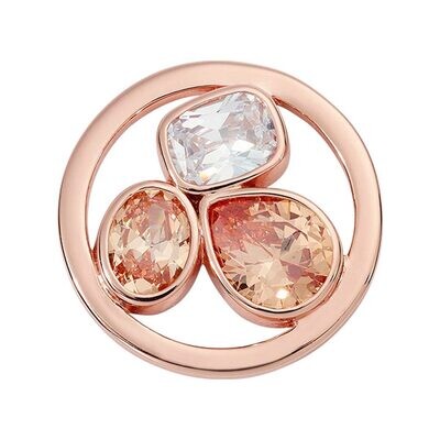 Nikki Lissoni Simplicity Coin Rose Gold-plated 23mm C1660RGS, MPN: C1660RGS, 8719075307403